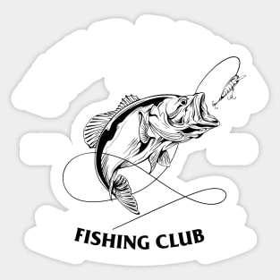 Wild River Fishing Club Sticker